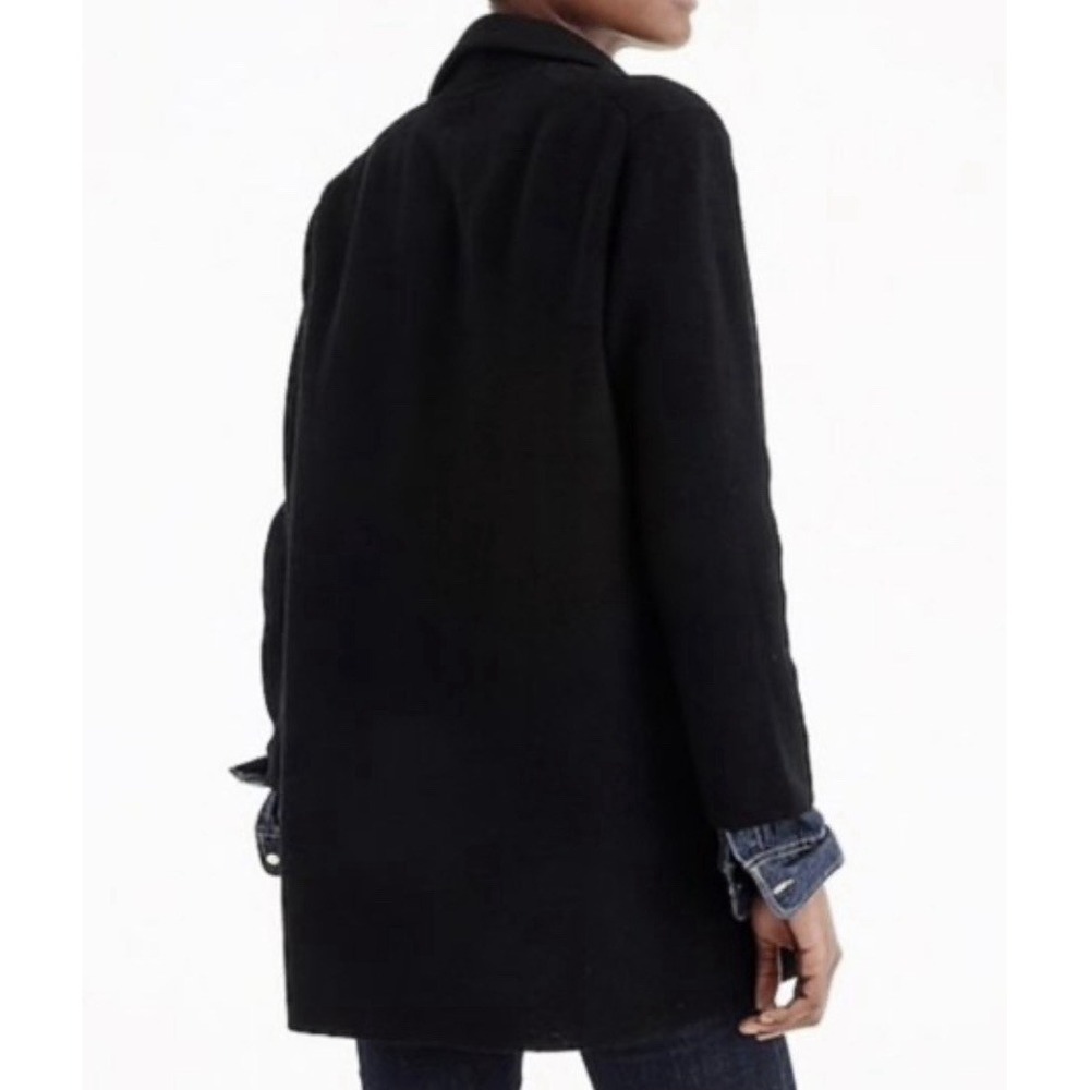 J. Crew Sophie Sweater Blazer Women XXS Black Open Classic Feminine Romantic - Picture 9 of 9